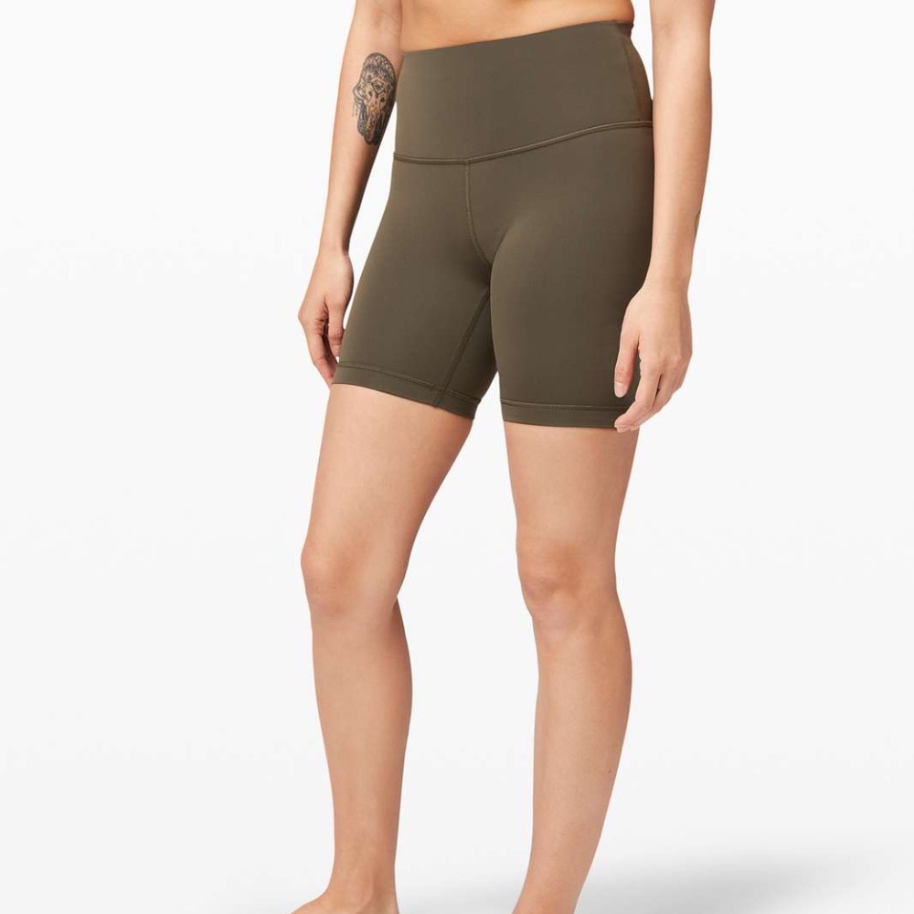 Lululemon Wunder Train 6" Shorts - Olive